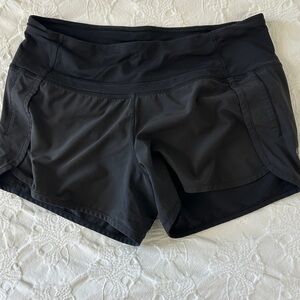 lululemon athletica Women's Black Athletic Shorts